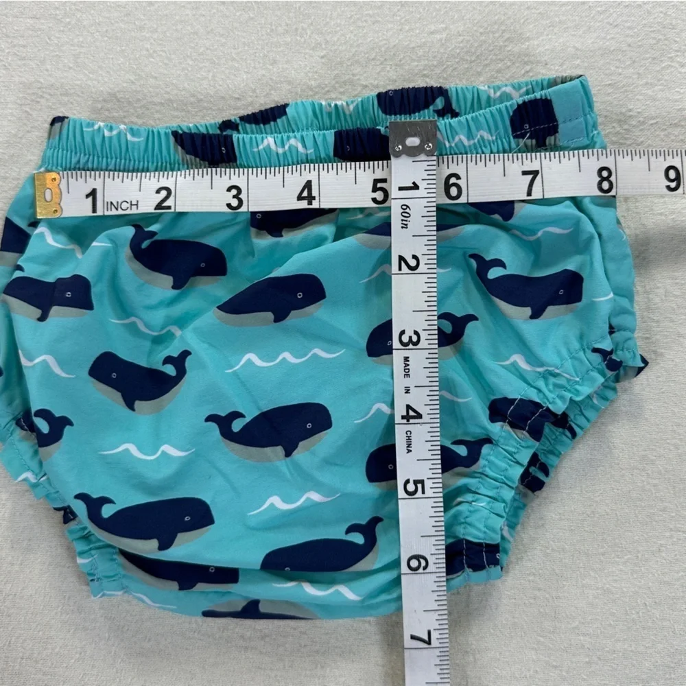 Pottery Barn Kids Blue Whale Diaper Cover